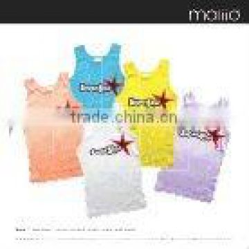 Children printed tank top