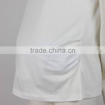 2015 OEM Factory Wholesale 100% Cotton Long Sleeve T Shirts Maternity Clothes photo-6
