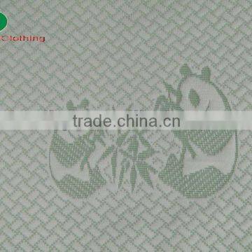 bamboo&polyester knitted jacquard mattress fabric