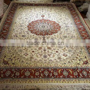 european design handmade silk carpet french home decoration handmade silk carpet belgium silk carpet