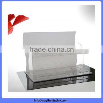 China gold supplier Hot sale clear acrylic custom makeup displays