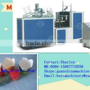 2013Hot Selling paper box folding machine(bottom round ,top square)