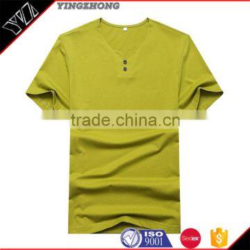 alibaba china supplier polyester spandex Plain v neck white men t Shirt/tee shirt Manufacturer in Dongguan