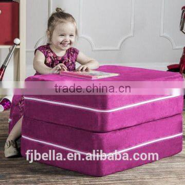 3 in 1 with Ottoman & Mattress & Table Convertible Kids Flip Chair