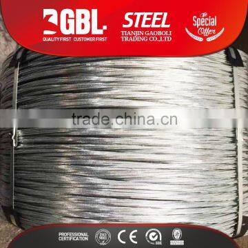 High carbon electro galvanized 0.7mm steel wire