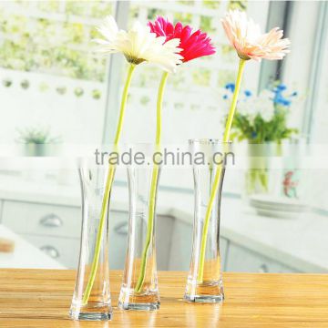 cv-a011 crystal glass vase for wedding decoration