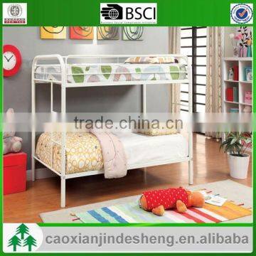 Cheap Bedroom Furniture metal twin over twin single bunk bed - White TT-28