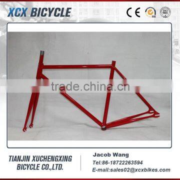 Super light Chromoly Fixed Gear Frameset Track Road Bike Frame and Fork