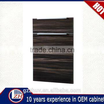 hotsale new design uv wood grian kitchen cabinet swinging door kitchen sliding door