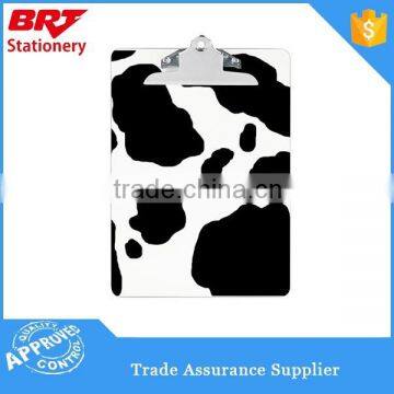 Plastic cow printed lovely hanging clipboard