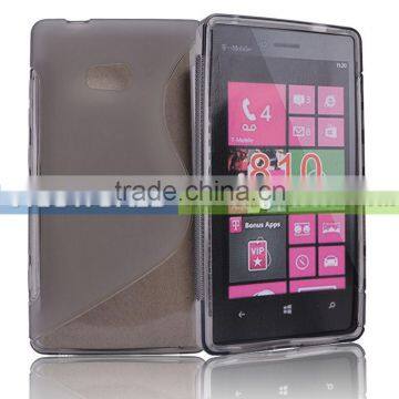 Soft S line TPU case cover for Nokia Lumia 810