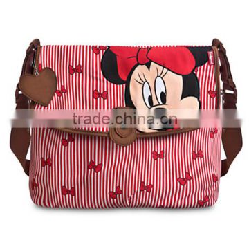 Designer diaper messenger bag