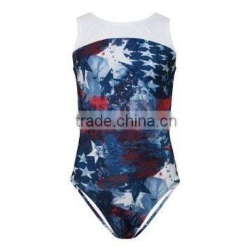 Girl's colorful sublimation leotards lycra