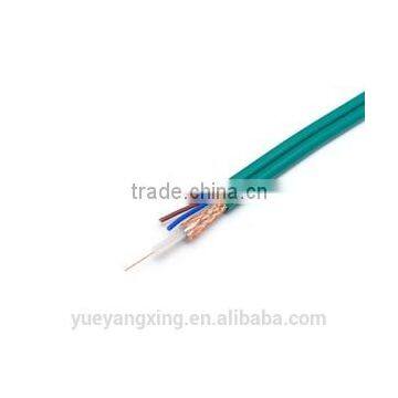 YYX Siamese cable RG6 with 2power conductor cu ccs cca