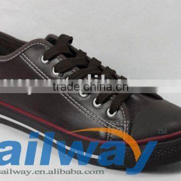 New Low Top Canvas Sneakers Men Shoes All Sizes Leather