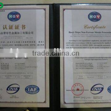 Hot Sale Niobium Screw Niobium Fastener Made in China