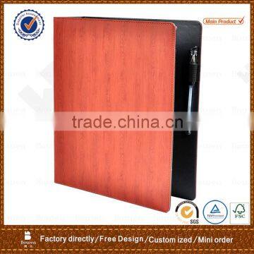 loose leaf file folder/document folder with pen holder