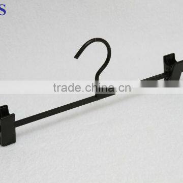 Fashional black aluminum clips hanger
