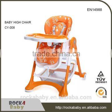 new design European design high quality feeding baby high chair for indoor use