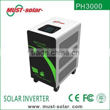 < Must Solar> PH3000 series pure sine wave 9kw 12kw 48v hybrid on off grid three phase solar inverter with charger