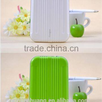 Guoguo Colorful Dual Usb Traveler Suitcase Size Portable 10400mah Rohs Power Bank With Toch Led Light photo-4