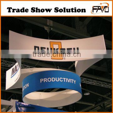 Custom Logo Light Weight Exhibition Roof Hanging Display