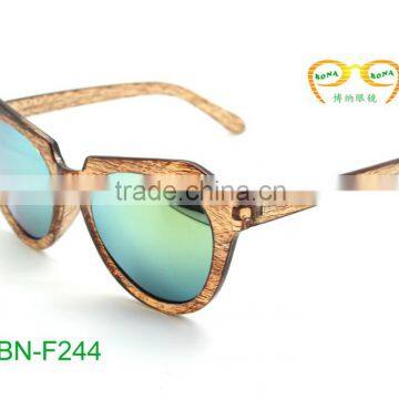 2015 High Quality Wooden Frame Mirroor Lens Sunglasses photo-5