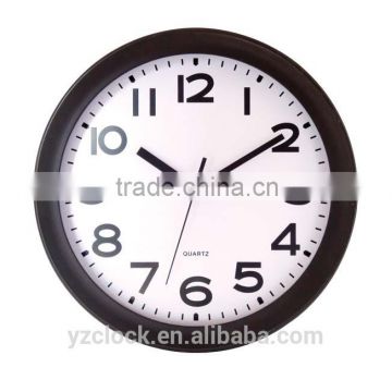 Good Quanlity Silent wall clocks 10" cheap plastic clock YZ-3355B