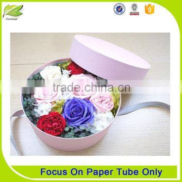 Alibaba China Supplier Round Paper Flower Gift Box