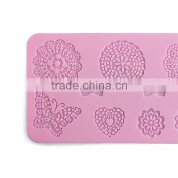 Lace Embossing DIY Cake Fondant Decorating Mold Premium Silicone Lace Molds photo-5
