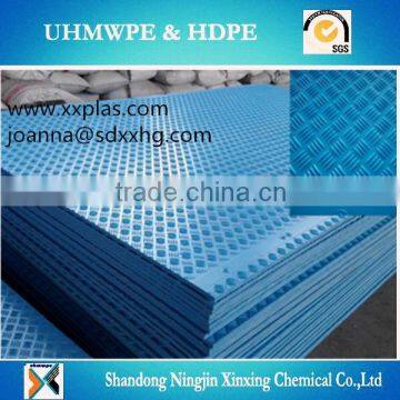 HDPE ground mat with two type surface