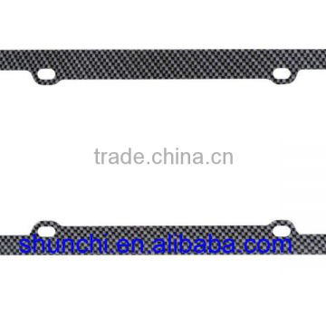 Carbon Fiber Plastic License Plate Frame