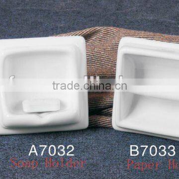 A7032 Pretty Ceramic Bathtub Soap Holder