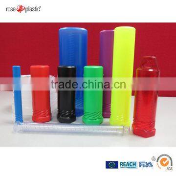 PP transparent PVC clear PE colorful plastic twist labelling printing plastic tube value pack for auger drill head Twist Pack DP