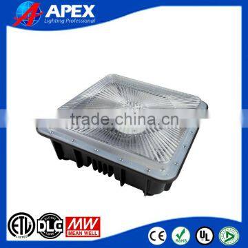 CUL UL low ceiling surface mounted parking garage LED canopy luminaire