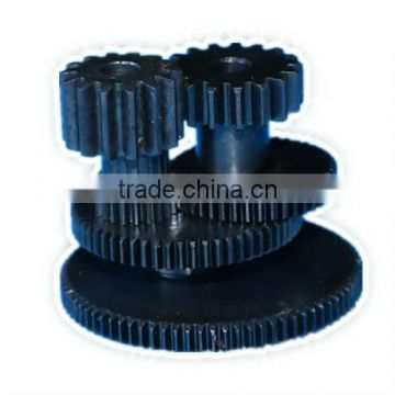 High performance planetary gear set with black oxide