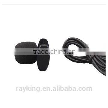 Clip-on Style Conference Microphone Used Lapel microphone , Omni-directional Electret Condenser Stereo 3.5mm Microphone