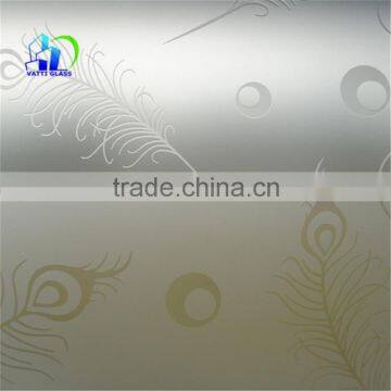 Acid Etched Tempered Glass Partitions for Bathroom Acid Etched Frosted Glass Office Partitions photo-6