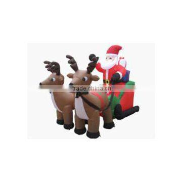 christmas crafts santa with reindeers