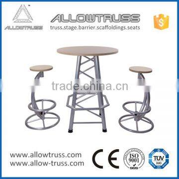 Light quality table and bar chair used