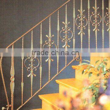 Iron interior cheap prefab wrought iron stair railing