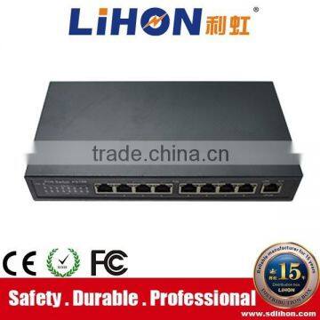 Best price 8 port power over ethernet switch POE switch