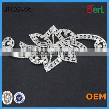 Beauty Lace Trimming Crystal Neckline Applique for Clothing Accessories photo-6