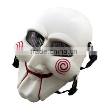 High Quality Chainsaw Murderer Mask Scary Movies Halloween Mask Skeleton Field CS Protective Mask