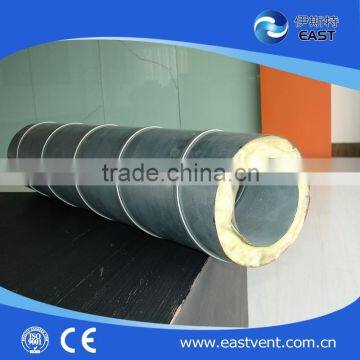 insulated spiral duct for ventilation system