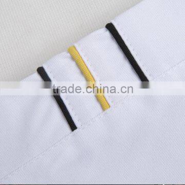 White Customized With Good Quality Double Breasted Bragard Chef Uniform