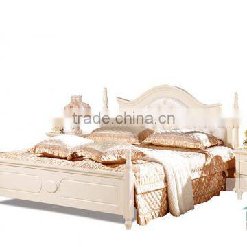 Latest Korea Design 1.5m Bed HA-815# Solid Wood Bunk Bed Wooden Double Bed With Drawers Wooden Bed Models