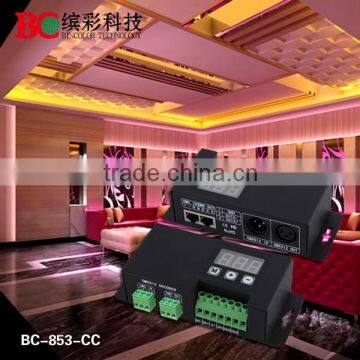 BC-853- 700 3 channels DC12Dear Magdalena, Glad to contact you again! DC12V-48V constant current DMX512 decoder 700mA