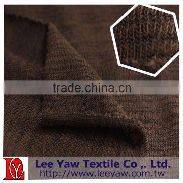 Cotton Polyester Jersey Melange Fabric