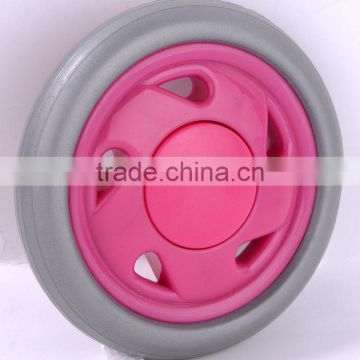 4.5" baby stroller wheel plastic eva foam wheel for trolley